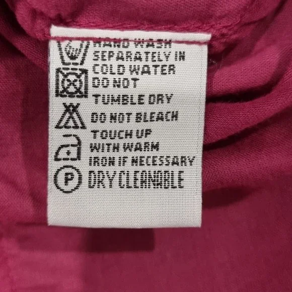 Tree of Life Ladies Blouse Tunic Top One Size Cotton Purple Embroidered - Picture 8 of 8